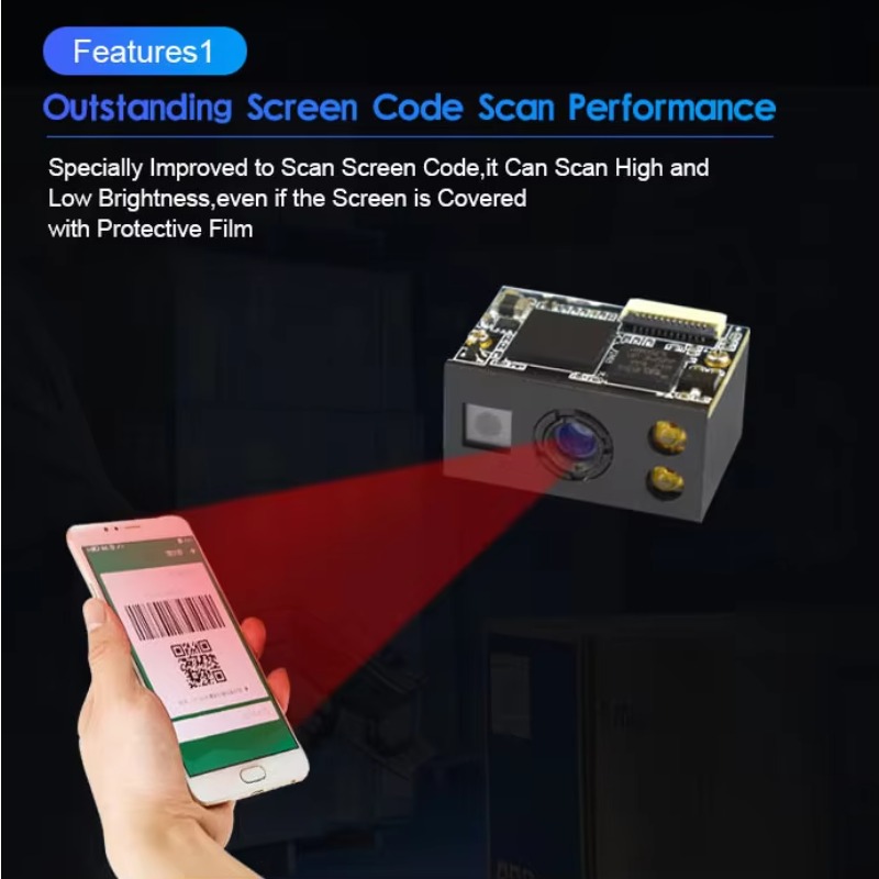 Barcode Scanner 2D - USB Interface QR Code Scan Engine