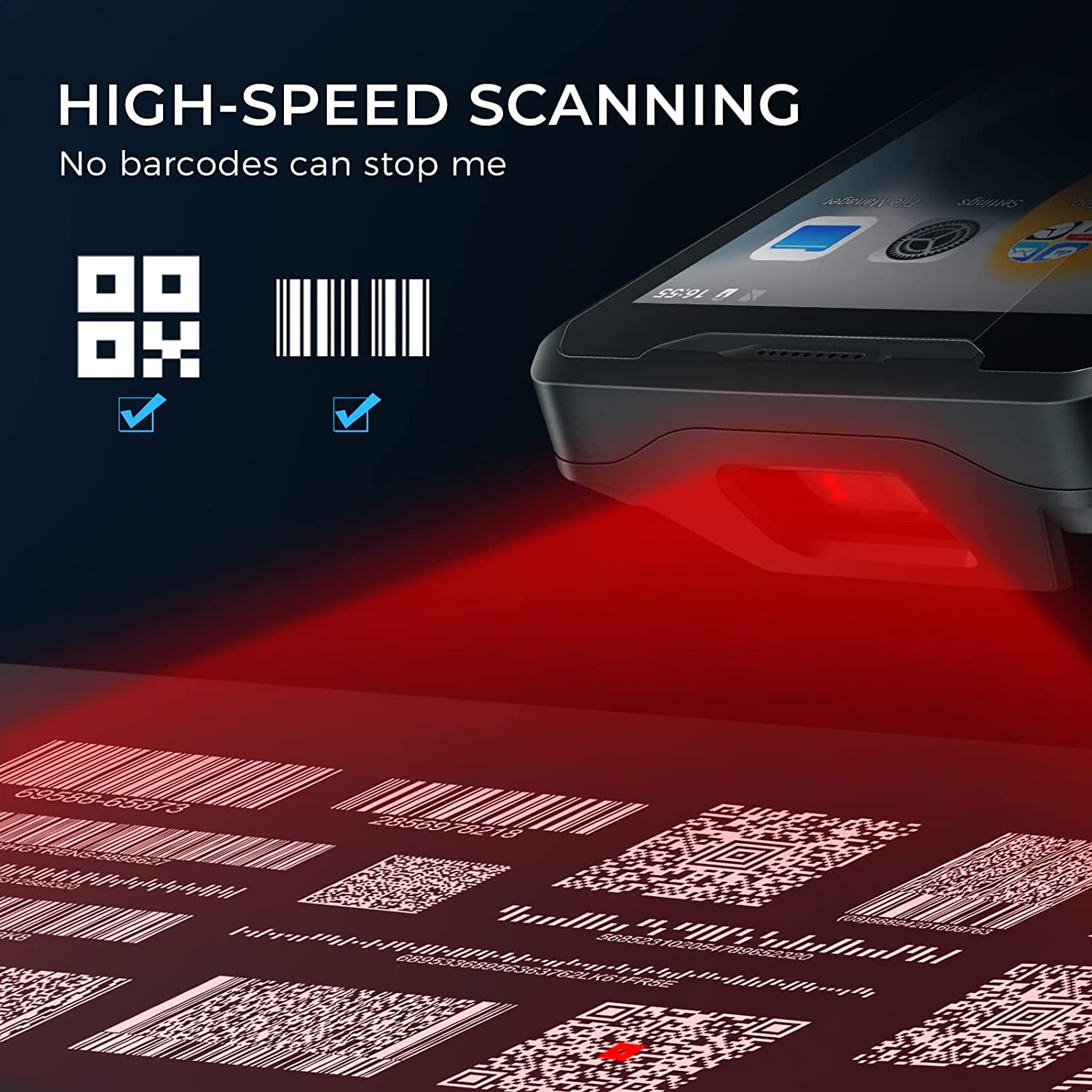 Android 9 4G Ruggedized Wirele - Barcode Scanner 2D reseña y precio