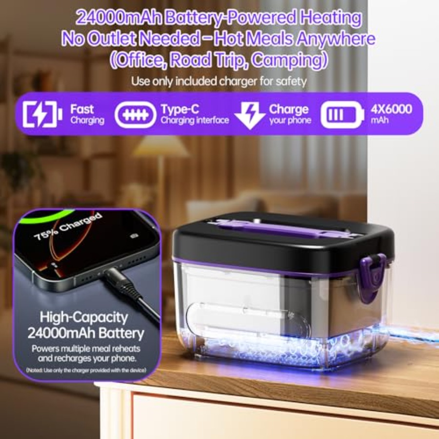 Portable food warmer for offic - Office Tech Upgrades reseña y precio