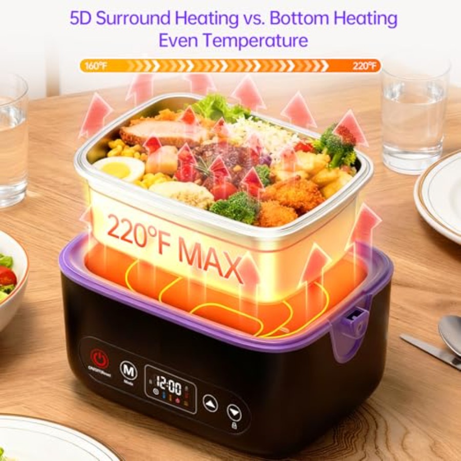 Portable food warmer for offic - Office Tech Upgrades reseña y precio