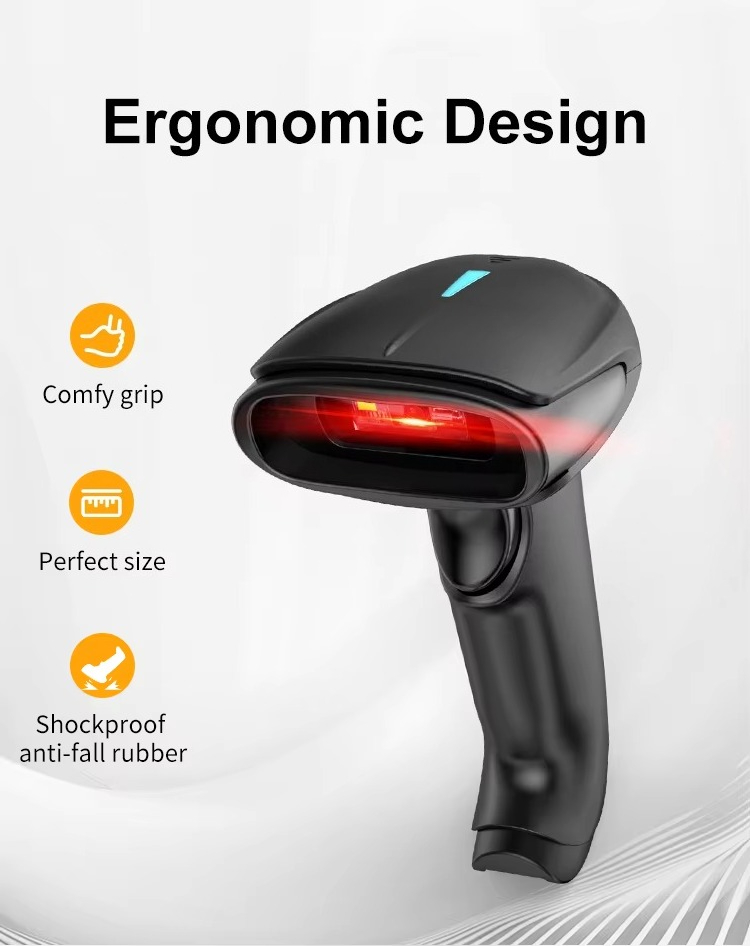 USB Wireless for 2.4G Barcode  - Barcode Scanner 2D reseña y precio