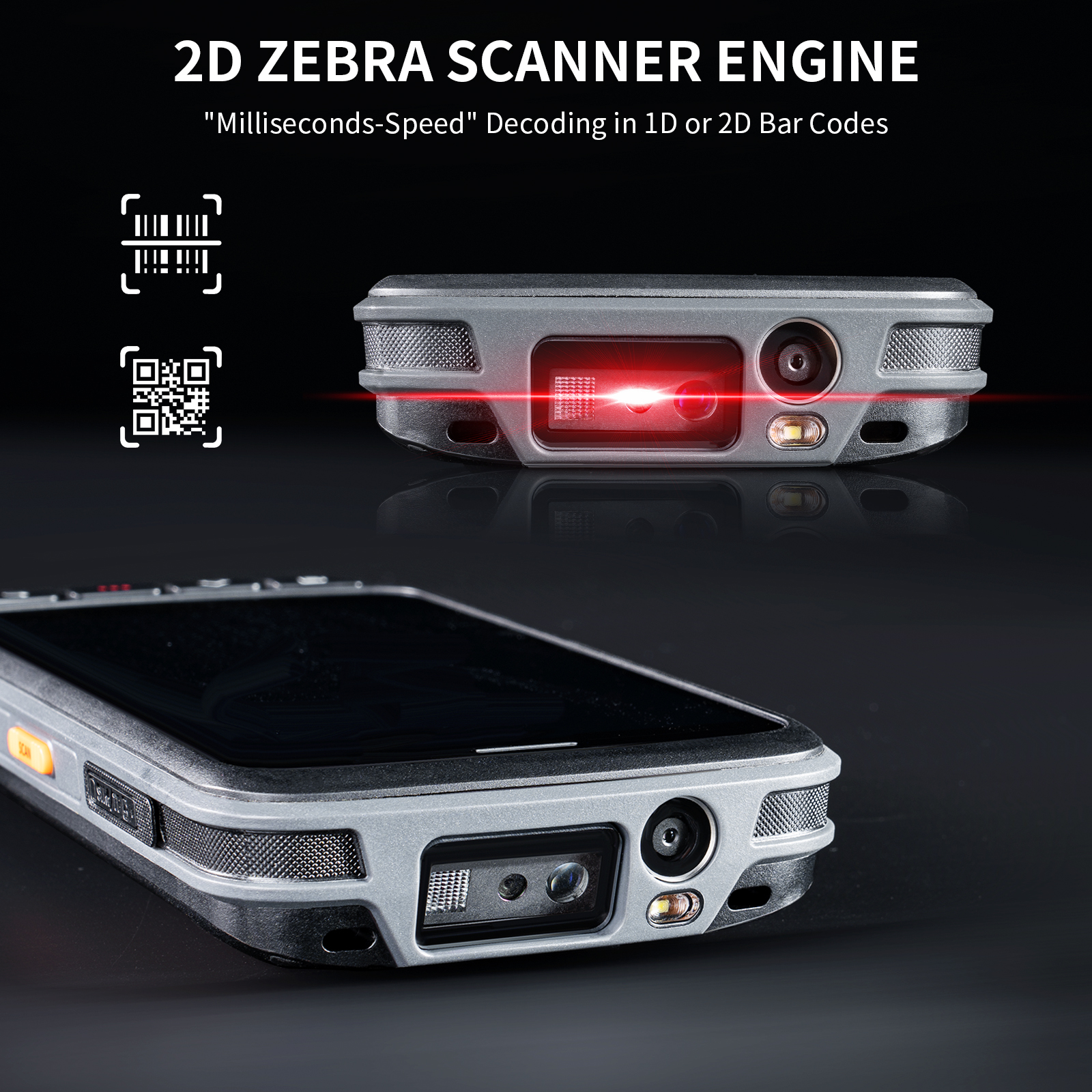 TA08 PDA Android11 Handheld Te - Barcode Scanner 2D reseña y precio