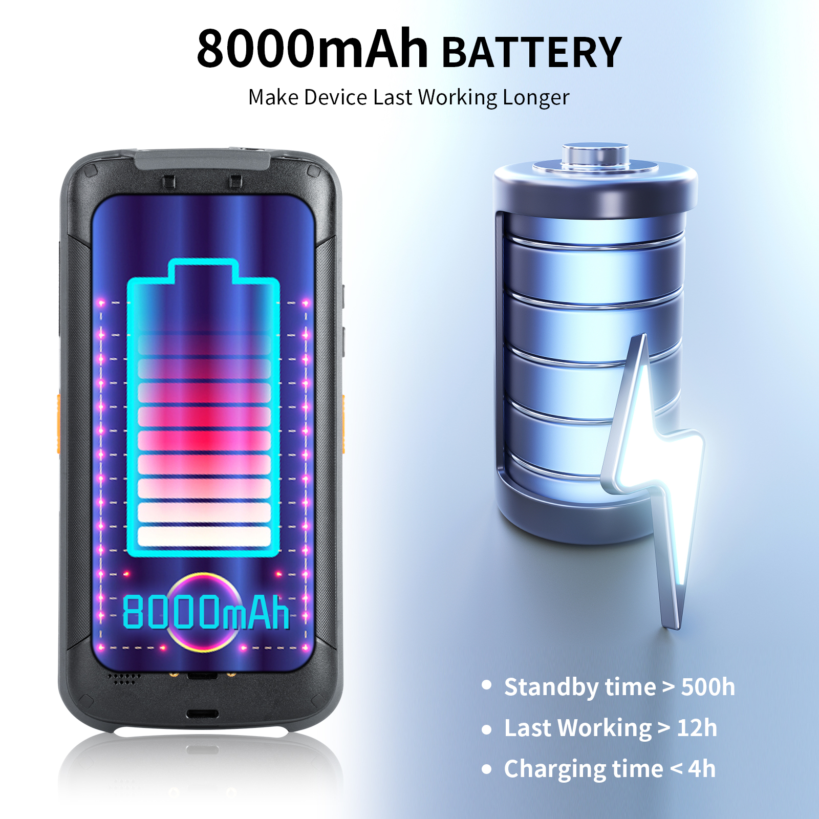 TA08 PDA Android11 Handheld Te - Barcode Scanner 2D reseña y precio