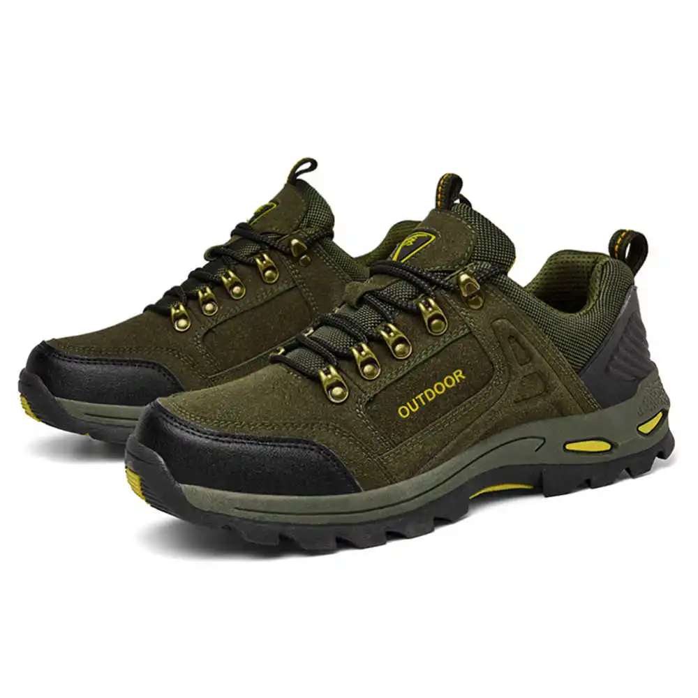 Non-slip Lace Up Hiking Tennis - Tech Office Wear Men reseña y precio