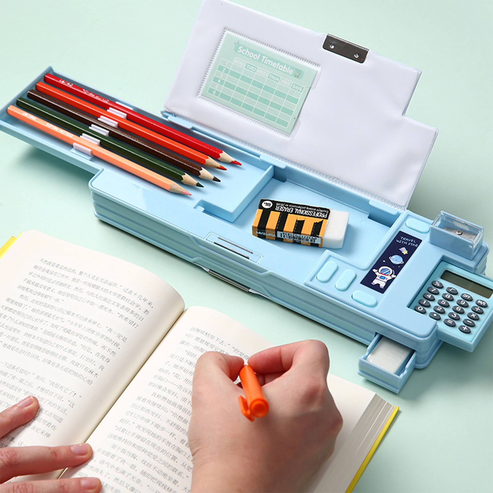 Multi Functional Stationery Bo - Office Tech Backpack reseña y precio