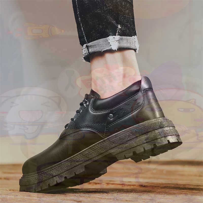 Dark Natural Leather Fashion T - Tech Office Wear Men reseña y precio