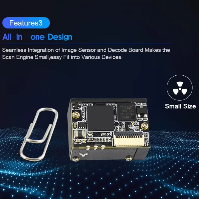 USB Interface QR Code Scan Eng - Barcode Scanner 2D reseña y precio