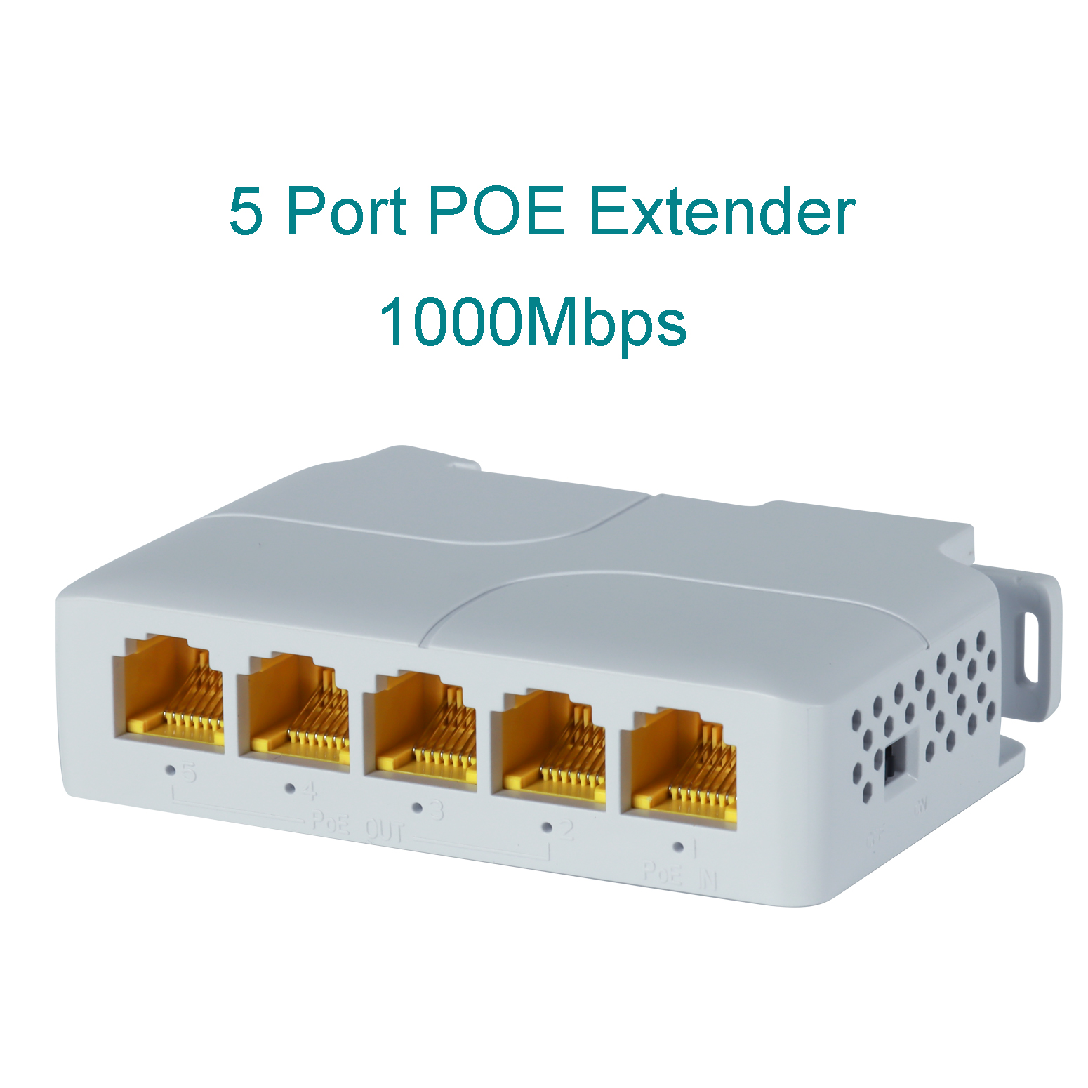 5 Port Gigabit POE Extender 10 - Power Over Ethernet reseña y precio