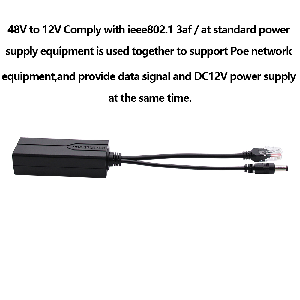 POE Splitter 48V to 12V/5V IEE - Power Over Ethernet reseña y precio