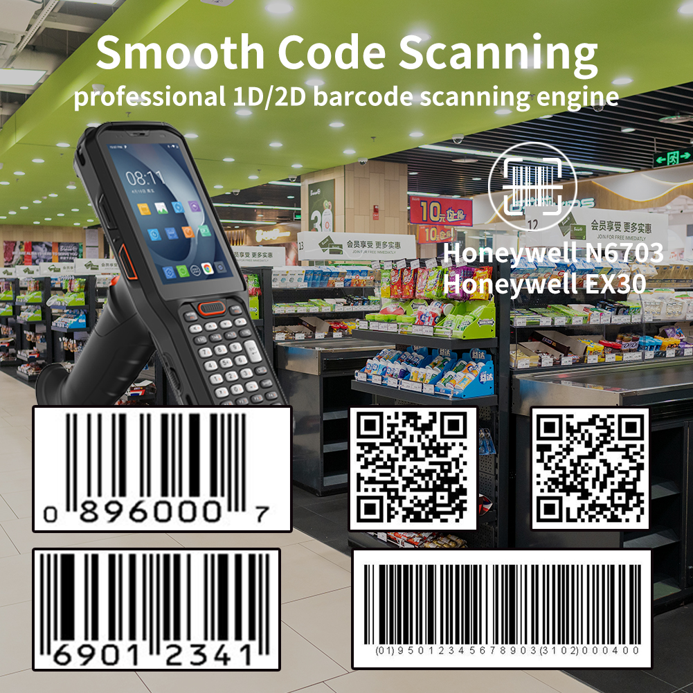 Urovo RT40 4G Bluetooth NFC WI - Barcode Scanner 2D reseña y precio