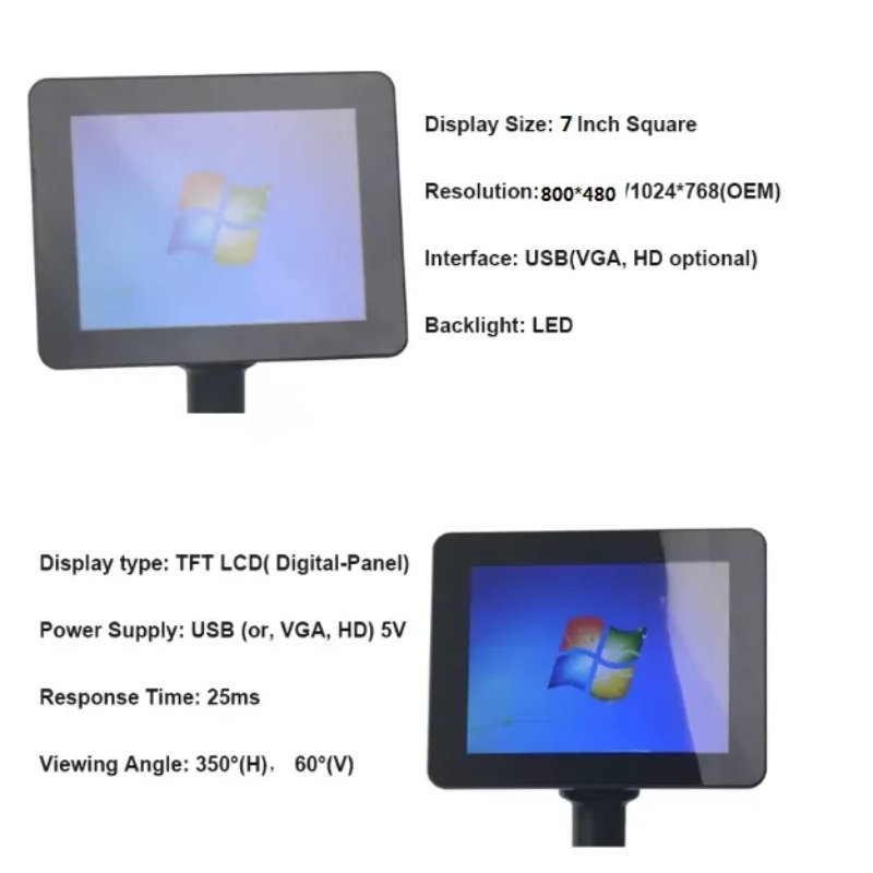 #Supermarket use 8 inch USB po - Pole Display Customer reseña y precio
