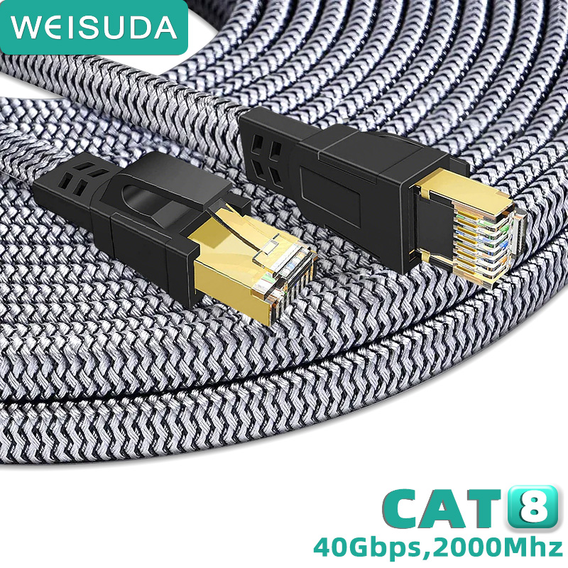CAT 8 Ethernet Cable 40Gbps 20 - Power Over Ethernet reseña y precio